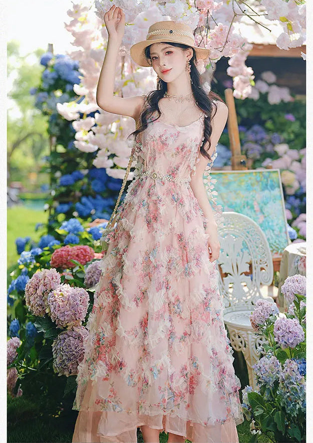 Sakura Fairy Dress with Pearl Belt