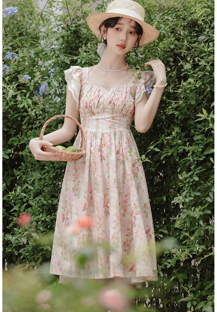 Charmed Bloom Floral Cottagecore Dress