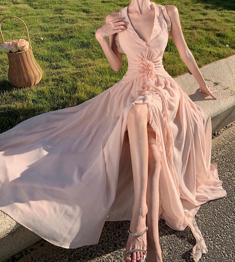 peach pink Ethereal Dress feminine summer dress ethereal essence dress peach pink Ethereal Dress feminine summer dress ethereal essence dress
