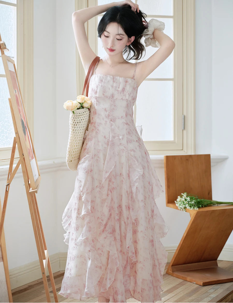 Feather Lily Romantic Spring Fairy Dress