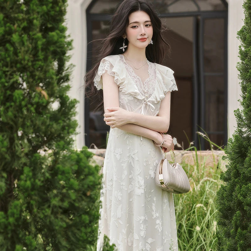 Charlotte Romantic Light Academia Dress