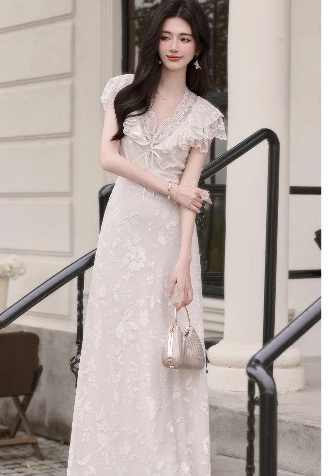 Charlotte Romantic Light Academia Dress