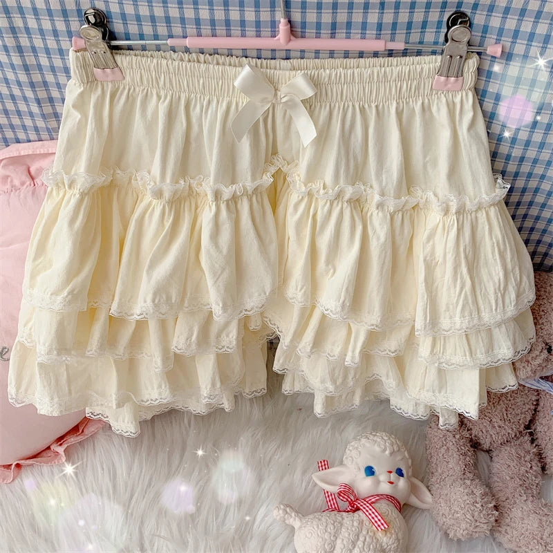 Short Ruffled Bloomers Bonnie Ruffled Bloomer Lolita Shorts