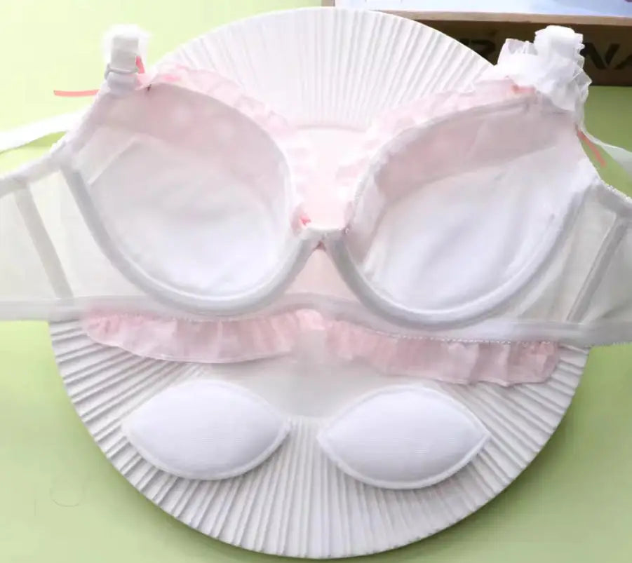Sugar Ribbon Coquette Japanese-Kawaii-Style Lingerie Set