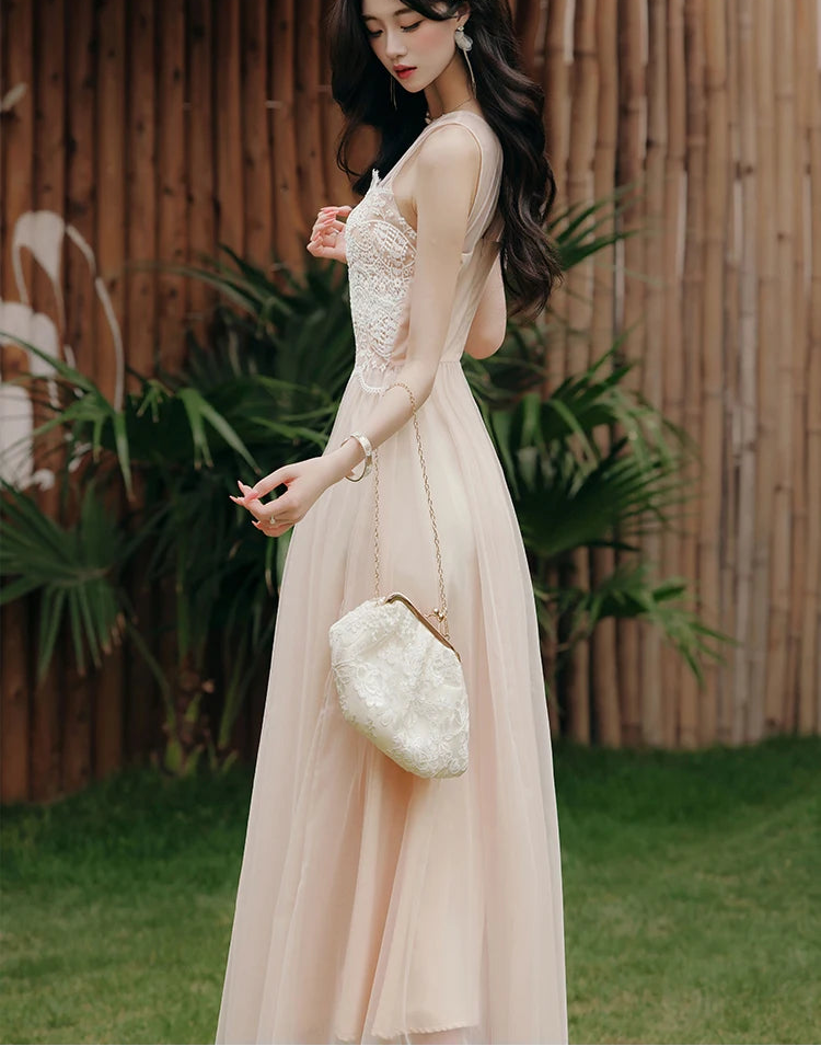 Ethereal Lace Fairy Dress etehreal essence dress fairycore aesthetic