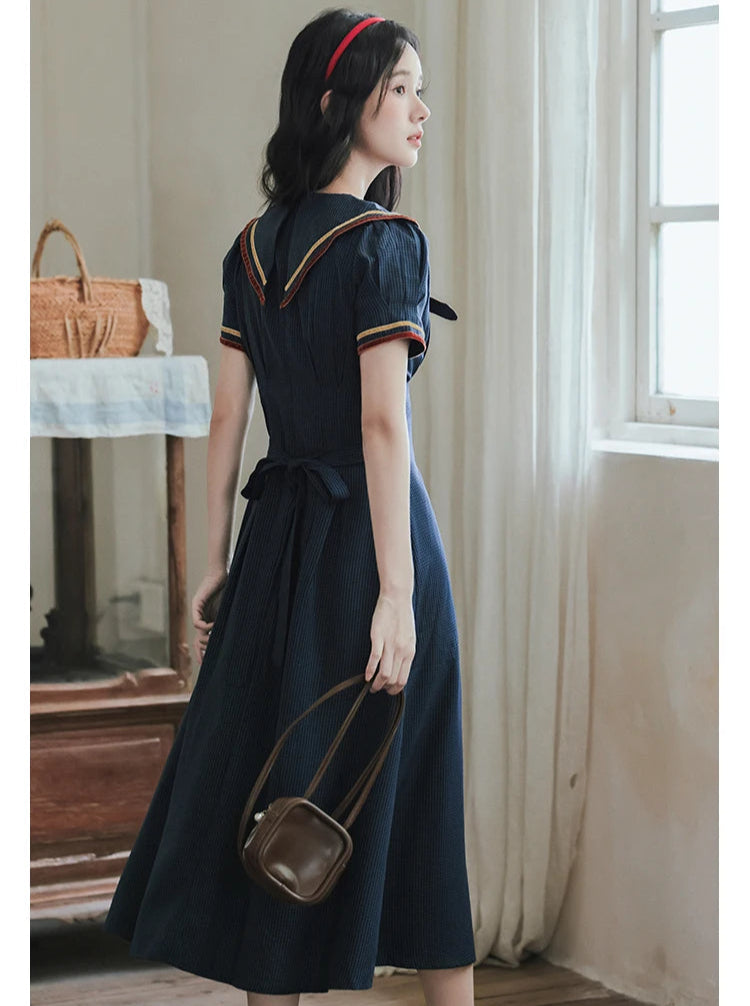 Candle Weather Japanese Style Sailor Dress