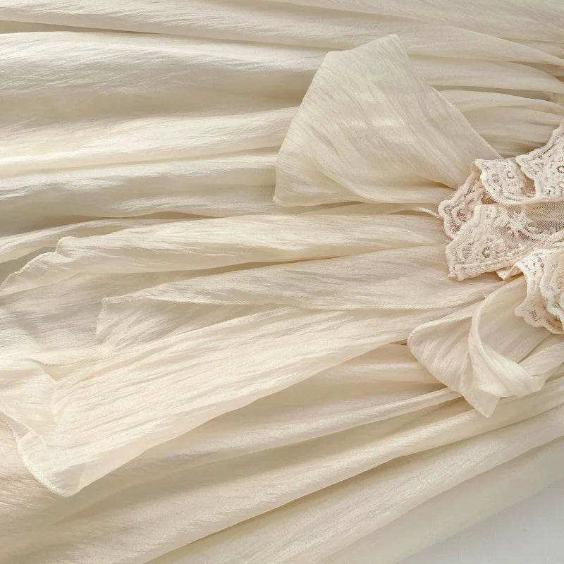 Grecian Blossom Vintage-style Lace Gunne Sax Dress