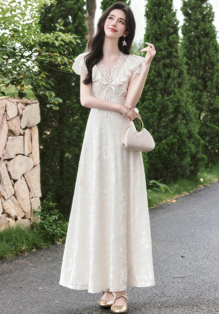 Charlotte Romantic Light Academia Dress