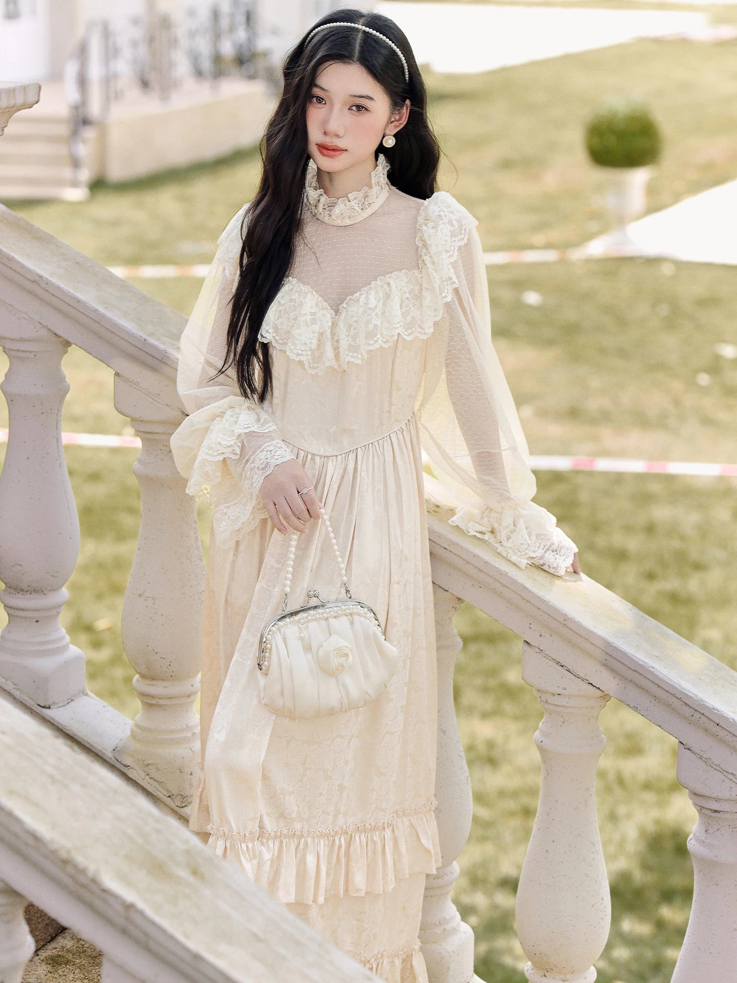 Anastasia Romantic Fairycore Dress Vintage-Princess Aesthetic