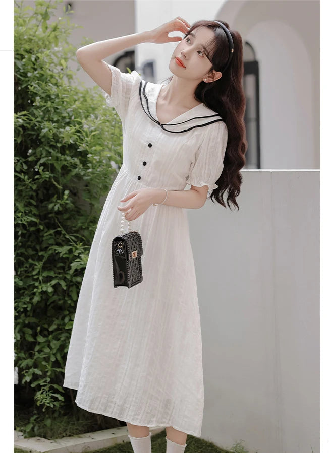 Uminohi Japanese Style Vintage-Sailor Dress