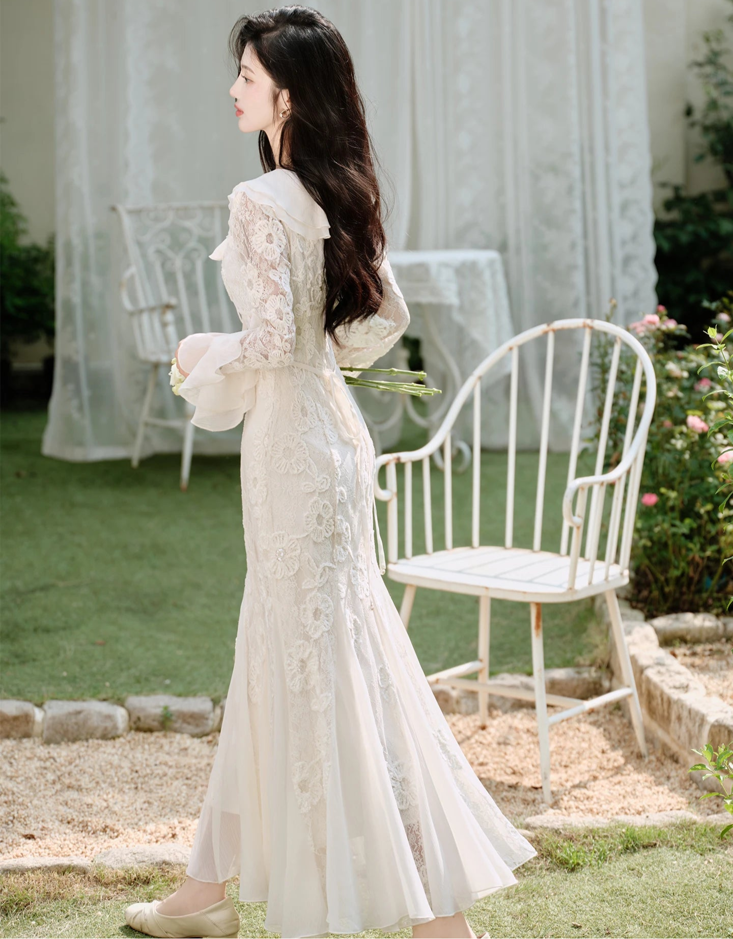 Eleonora Romantic Lace Fairycore Dress