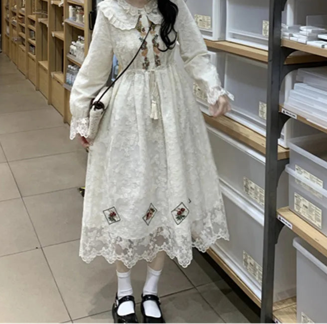 Fig Creek Fall Cottagecore Dress