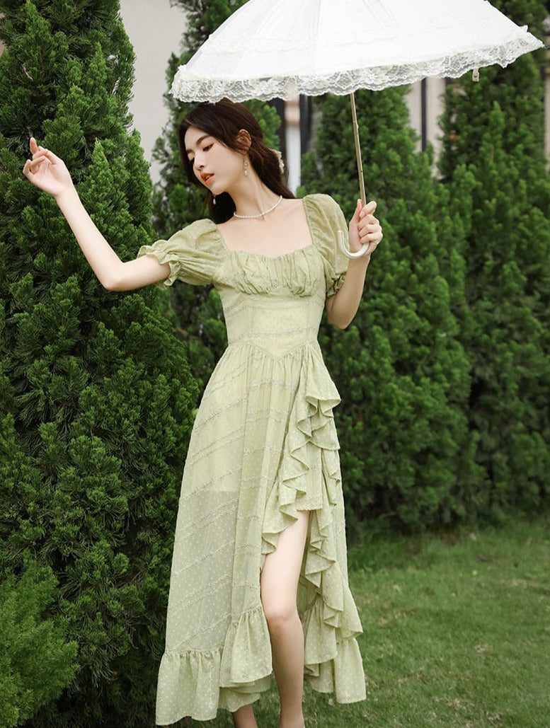 Peridot Green Fairy Dress