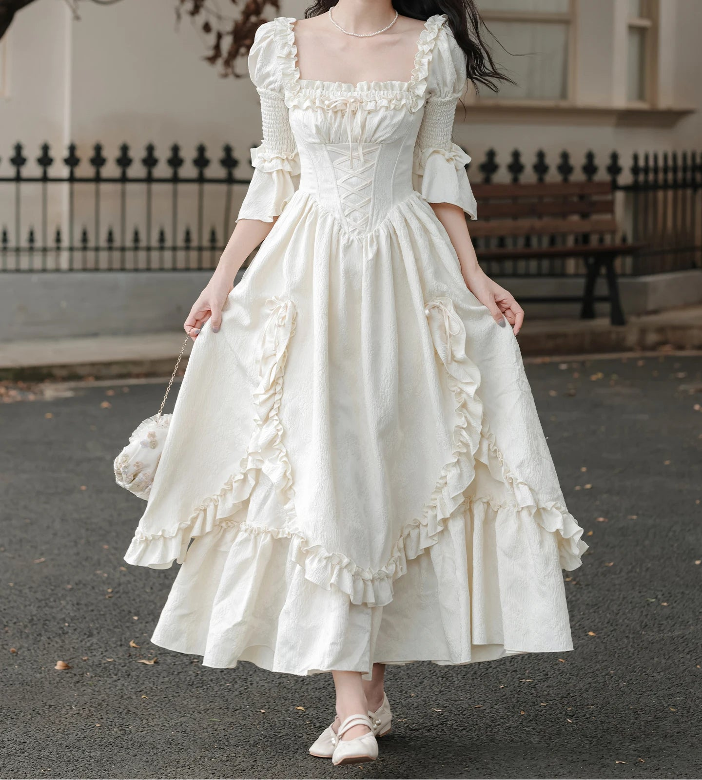 The Shy Baroness Romantic Royalcore Rococo Princess Dress