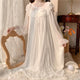 Snow Nights Romantic Ethereal Nightgown