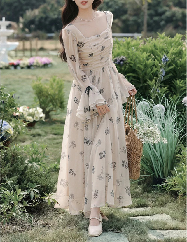 Bloom Shadows Romantic Fall Fairy Dress