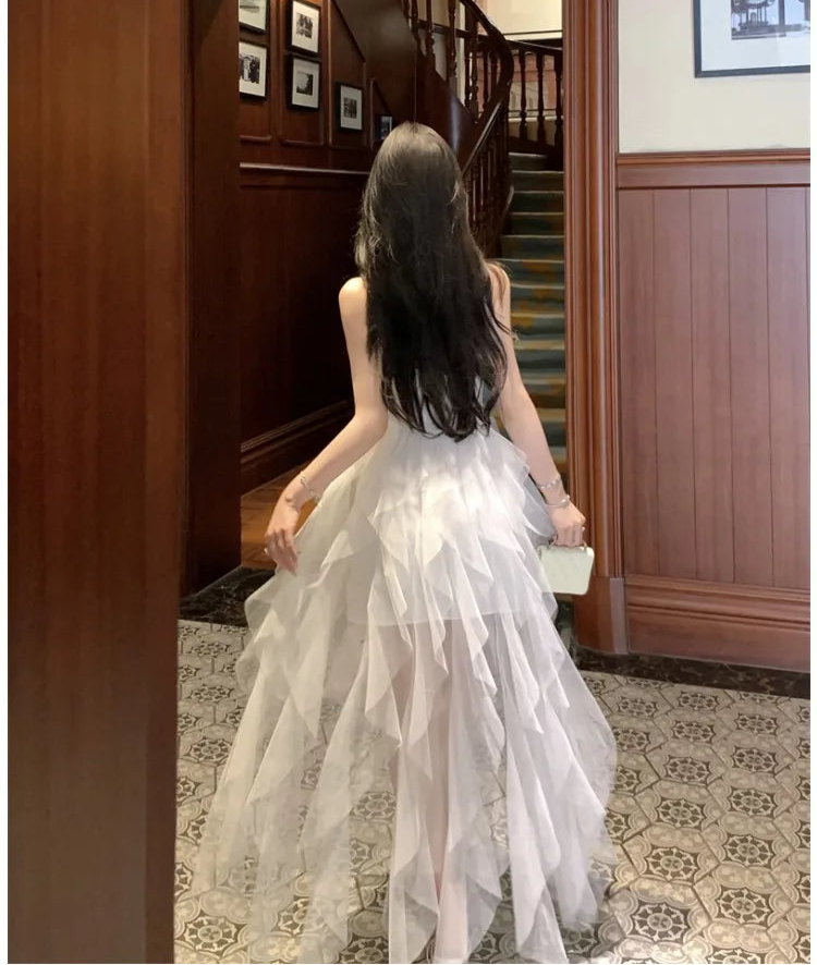 Angel Whispers Angelcore Coquette Dress