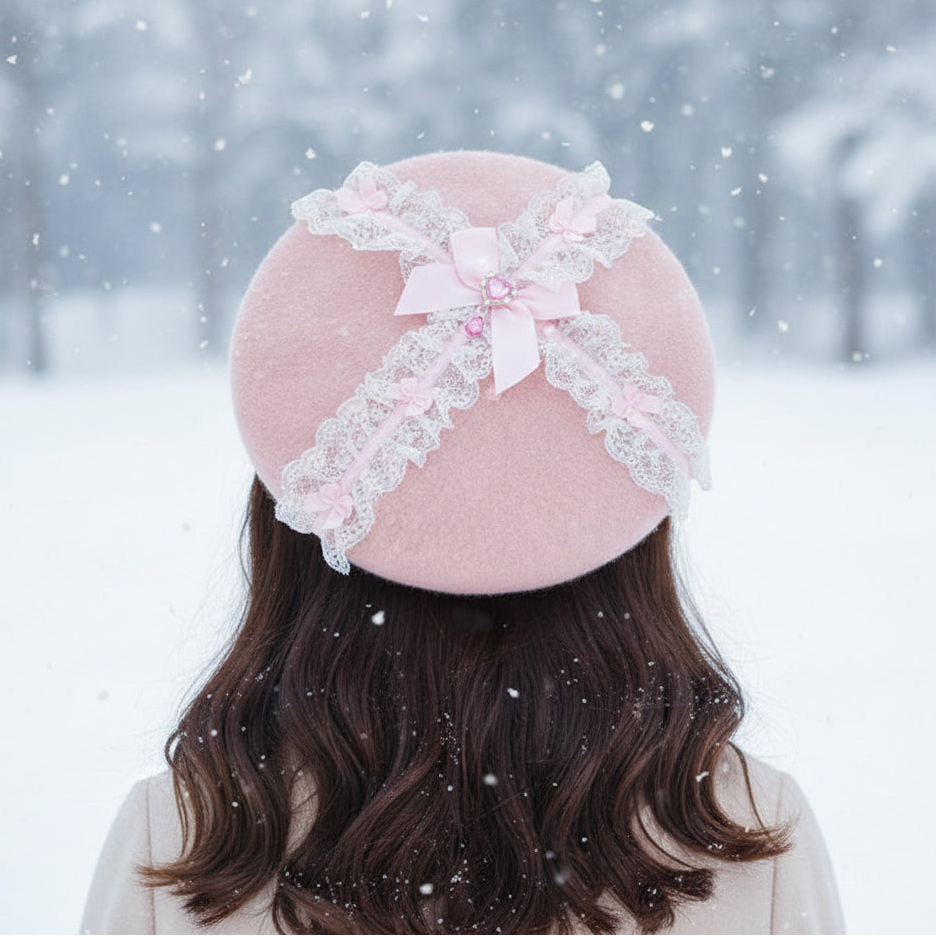 Coquette Beret Hat