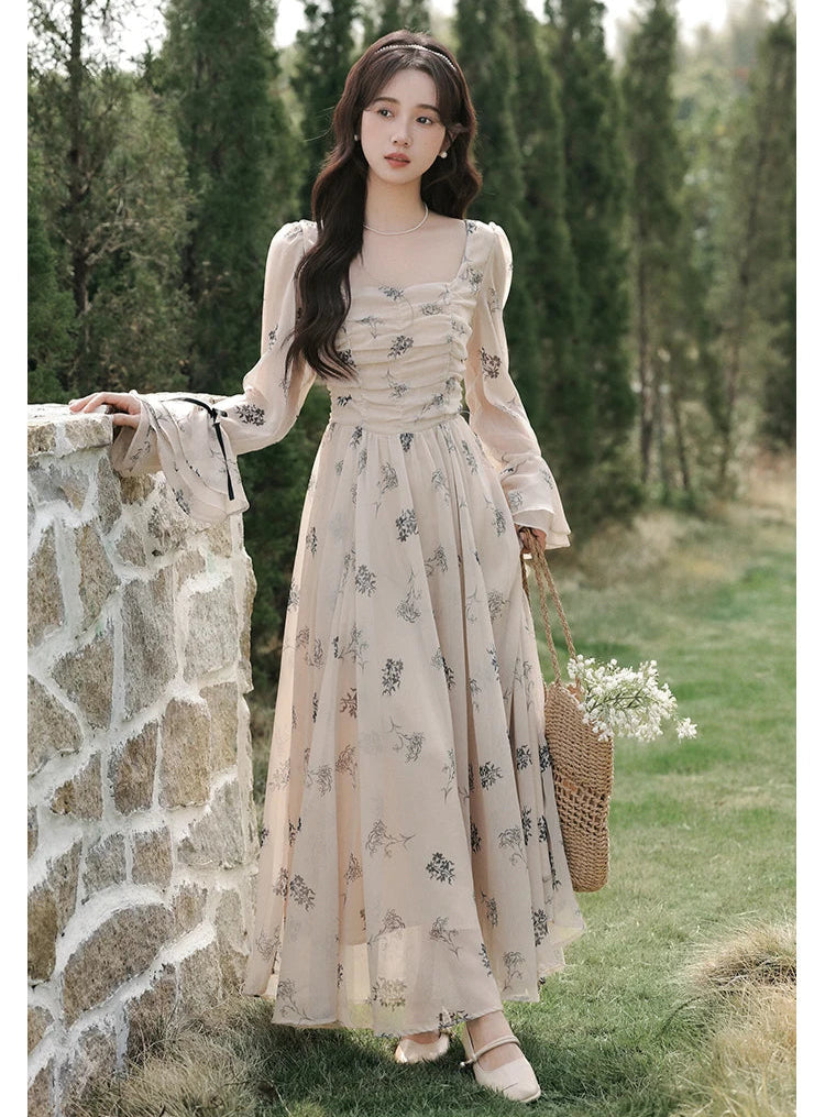 Bloom Shadows Romantic Fall Fairy Dress