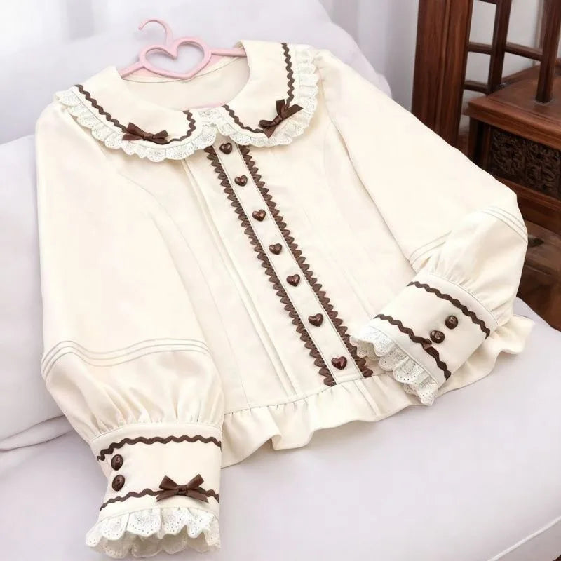 Cookie Heart Japanese Lolita Blouse