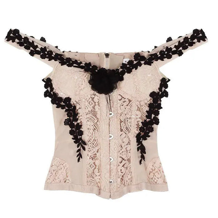 Coquette Lace Bustier Top