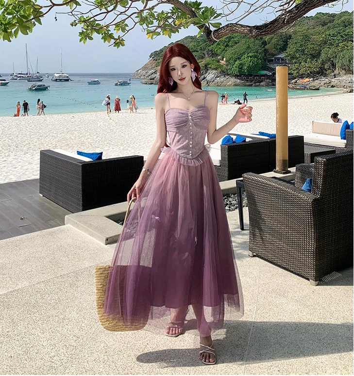 Fairycore Prom Dress with Butterflies Fairy prom dresses fairycore dress