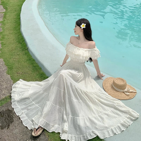 Shanna Off The Shoulders Coquette Dress