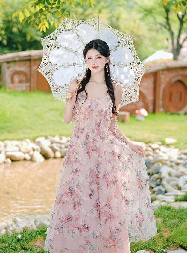Sakura Fairy Dress with Pearl Belt