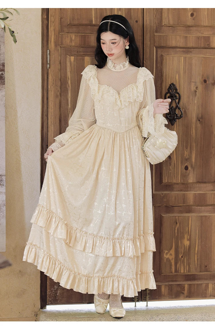 Anastasia Romantic Fairycore Dress Vintage-Princess Aesthetic
