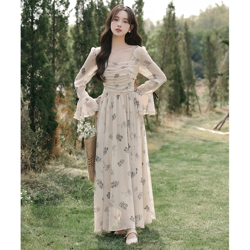 Bloom Shadows Romantic Fall Fairy Dress