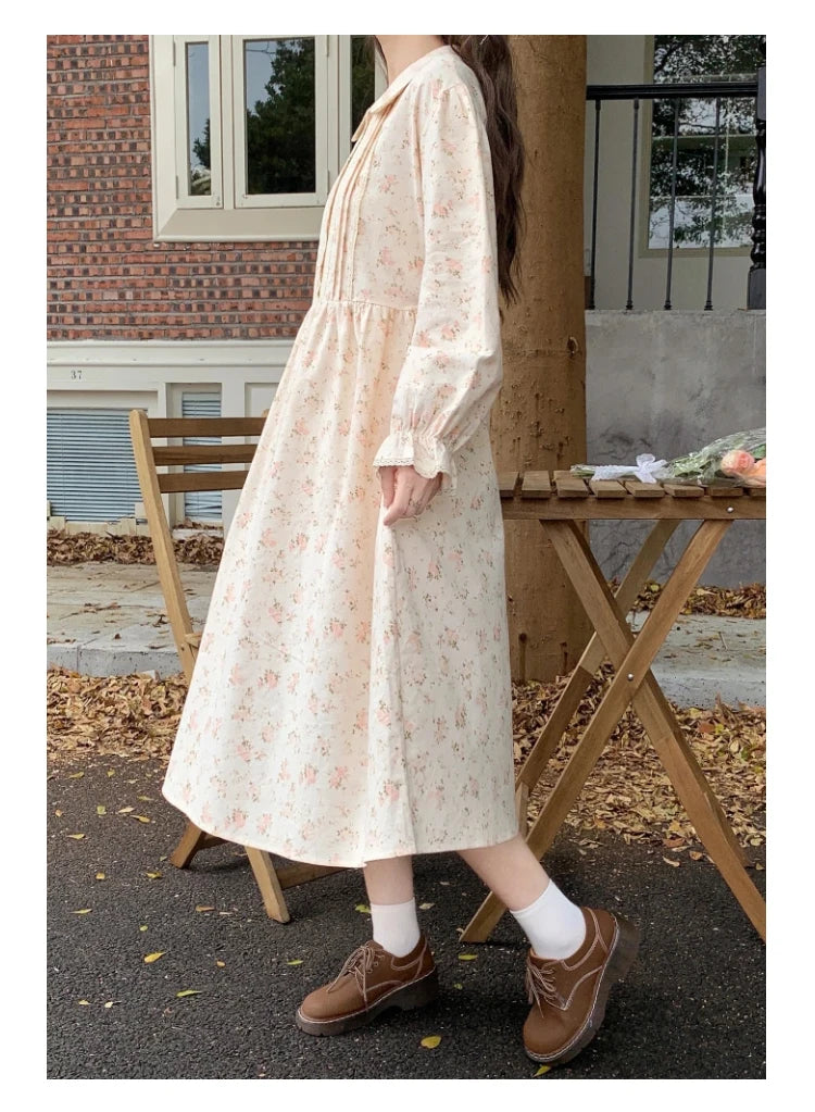 Cotton Cottagecore Floral Dress Cottagecore Style Cottagecore Dresses