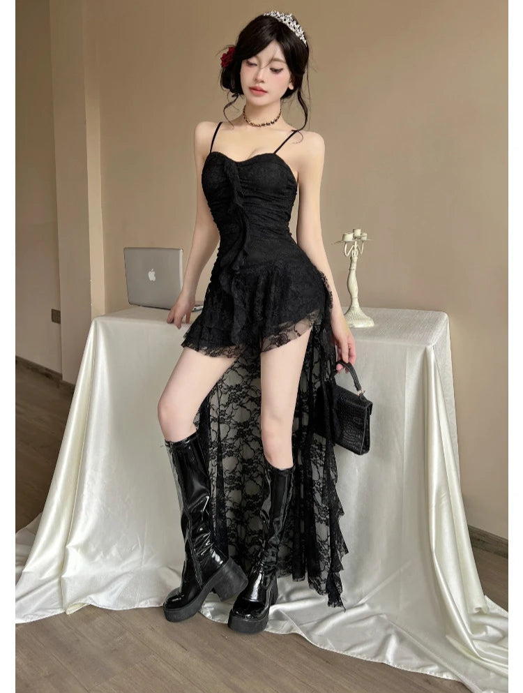 Dark Coquette Lace Dress