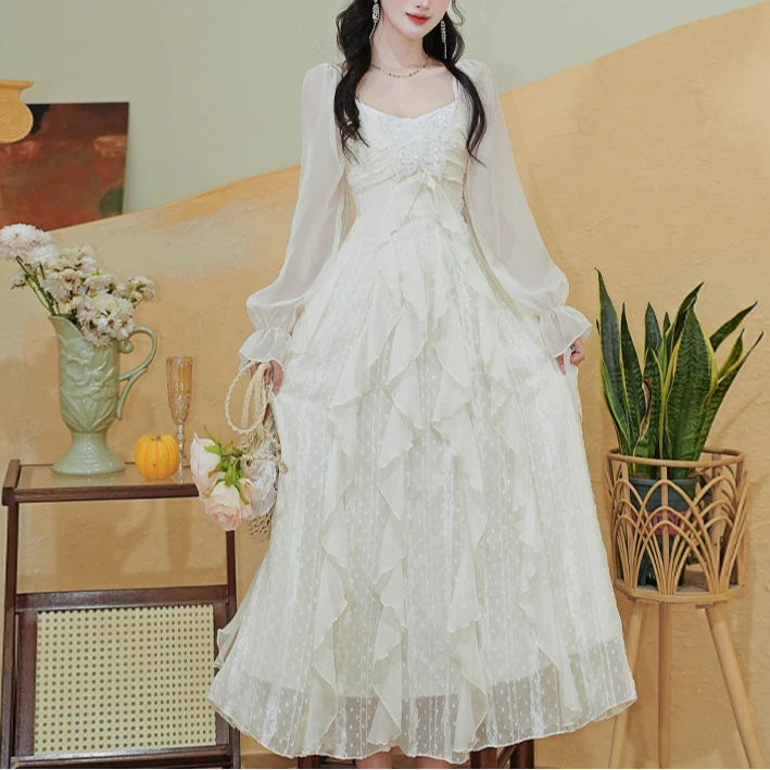 Airielle Butterfly Applique Fairy Dress
