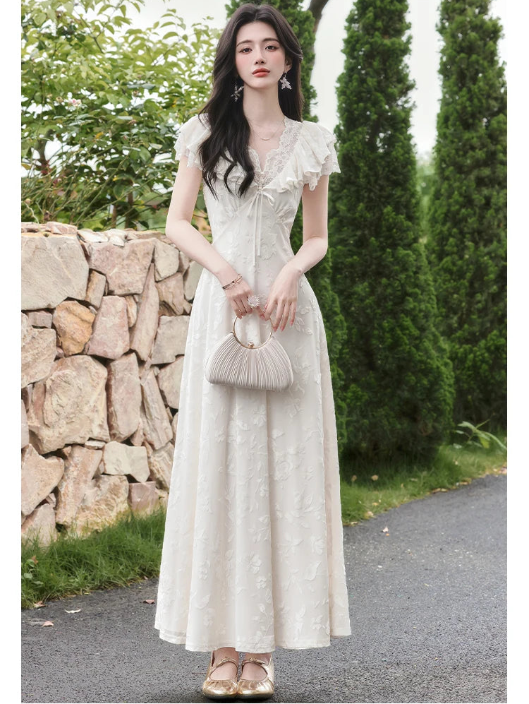 Charlotte Romantic Light Academia Dress
