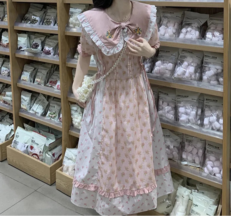 Daisy Petal Cottagecore Dress