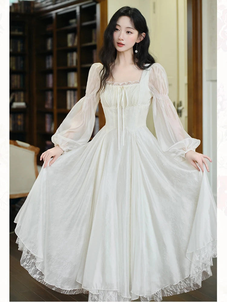 Romantic Fairy Princess Dress vintage princess dress royalcore style Romantic Fairy Princess Dress vintage princess dress royalcore style