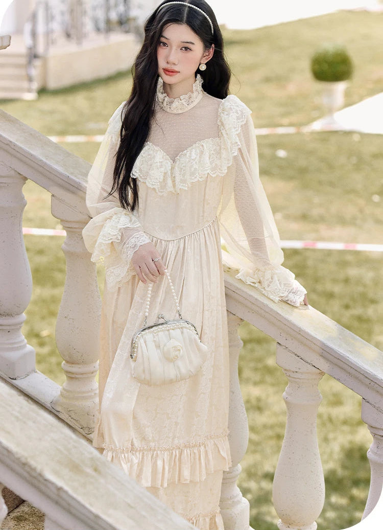 Anastasia Romantic Fairycore Dress Vintage-Princess Aesthetic