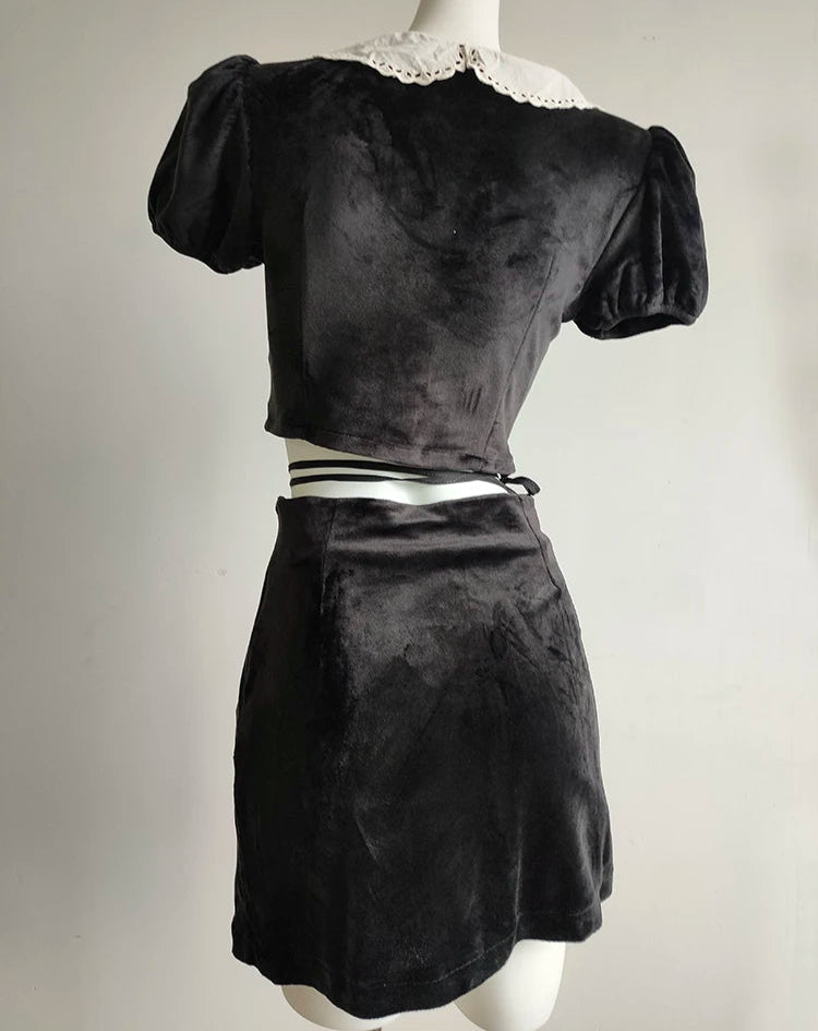 Nora Dark Coquette 2-Piece Set