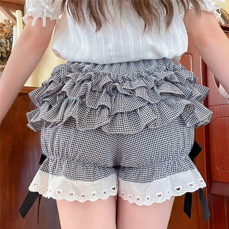 CR ROLECOS Costume da bagno Tanjirou da donna con fiocco, balze, moda CR ROLECOS Costume da bagno Tanjirou da donna con fiocco, balze, moda