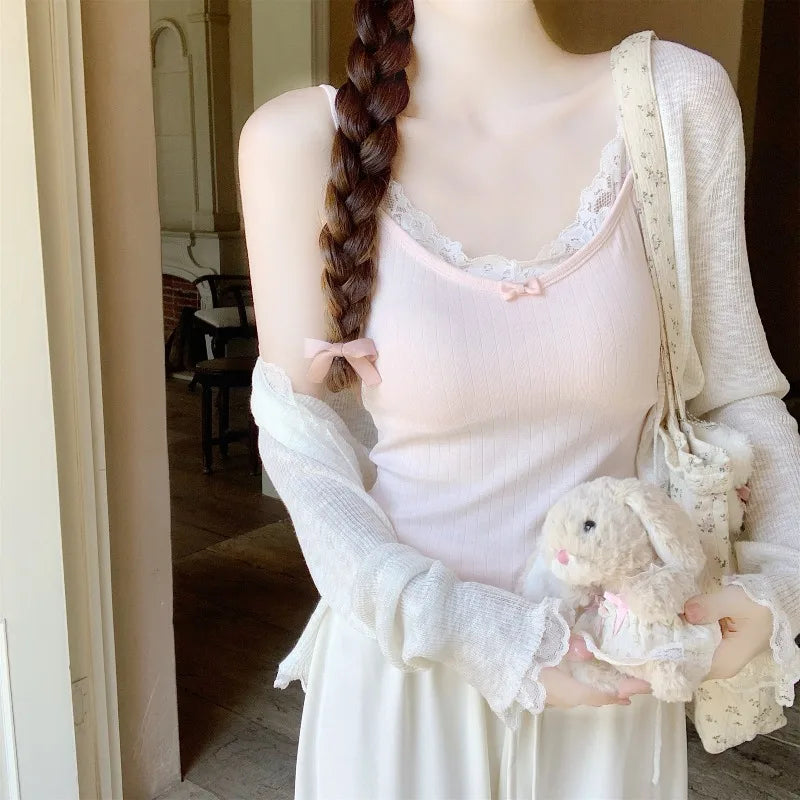 Coquette Camisole Top – Balletcore & Coquette Aesthetic