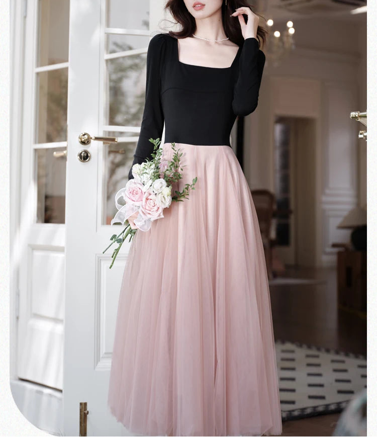 Petal Shadow Balletcore Dress