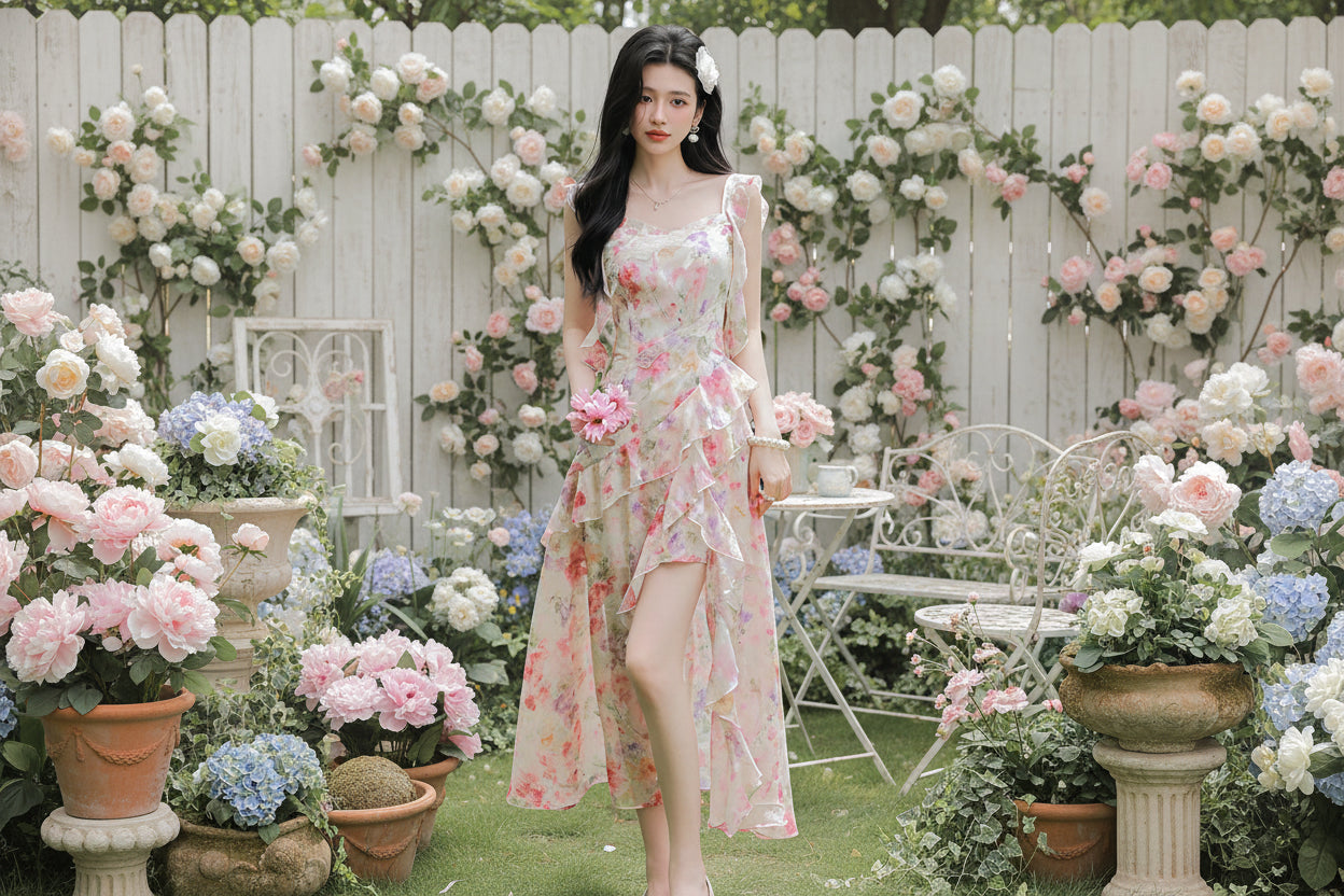 Ethereal Spring Fairy Dress