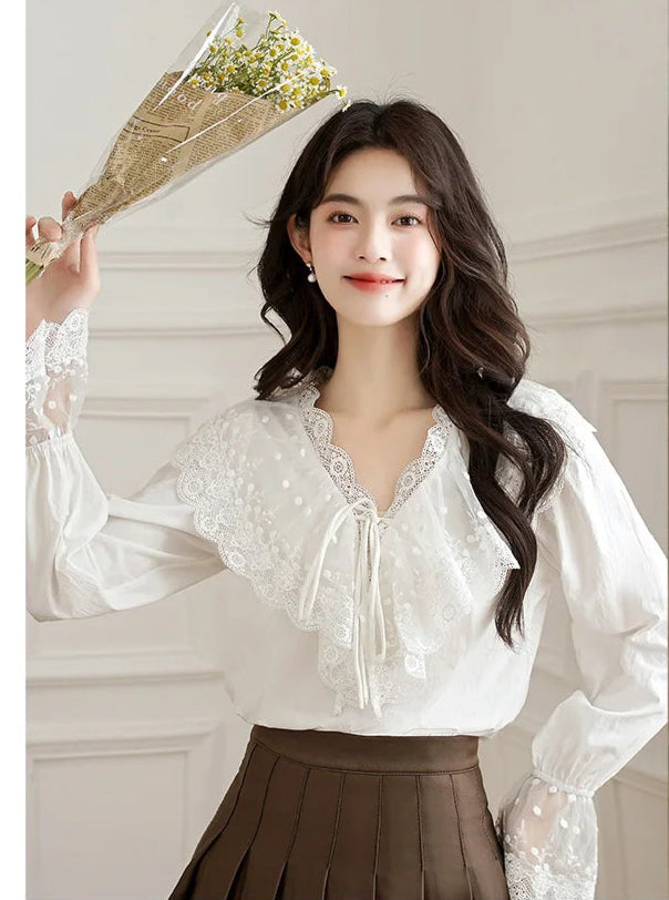 Karina Light Academia Blouse