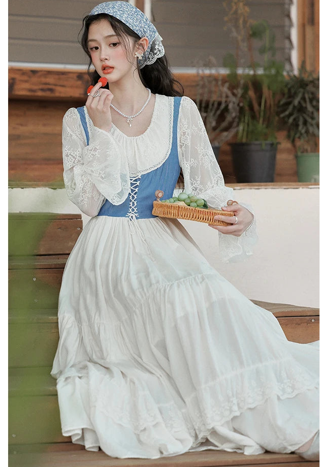 Carrot Garden Cottage Witch Cottagecore Dress
