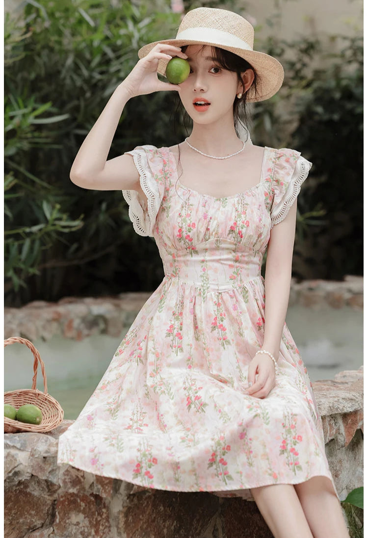 Charmed Bloom Floral Cottagecore Dress