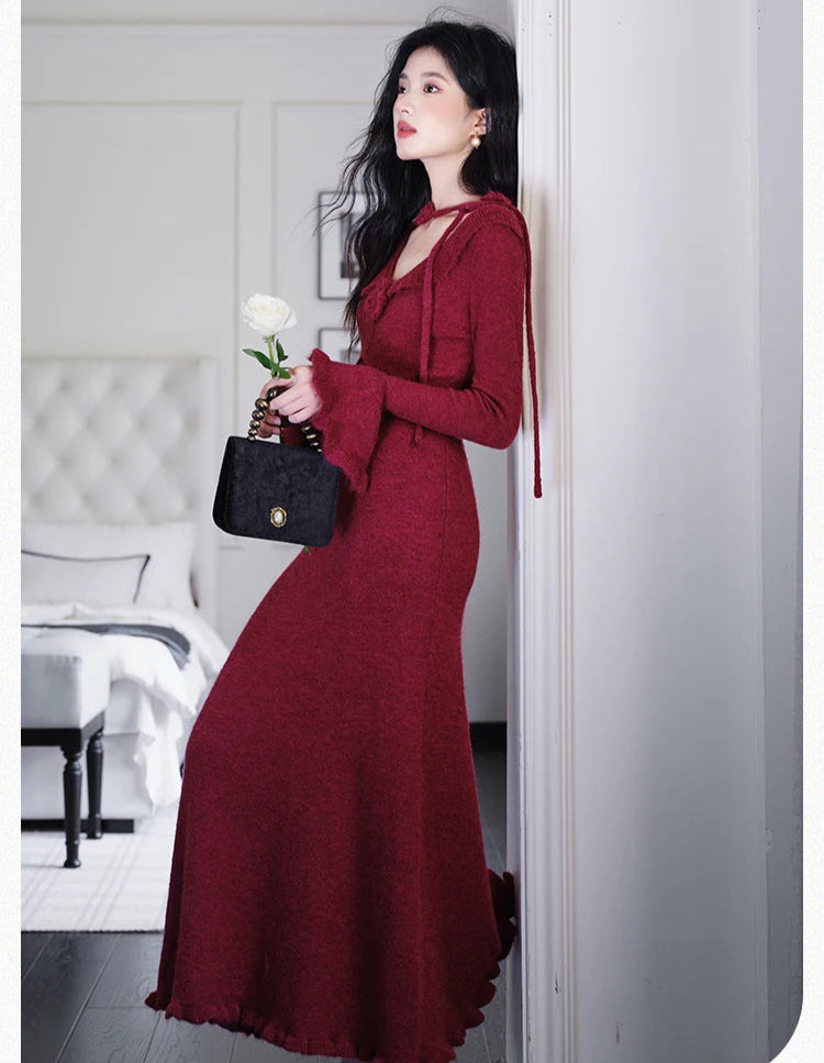 Dandelia Redwhisper Dark Romantic Dress
