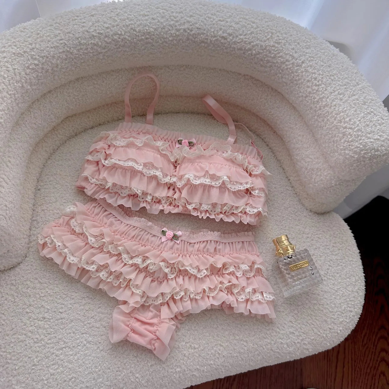 Lulu Coquette Ruffle Lingerie Set