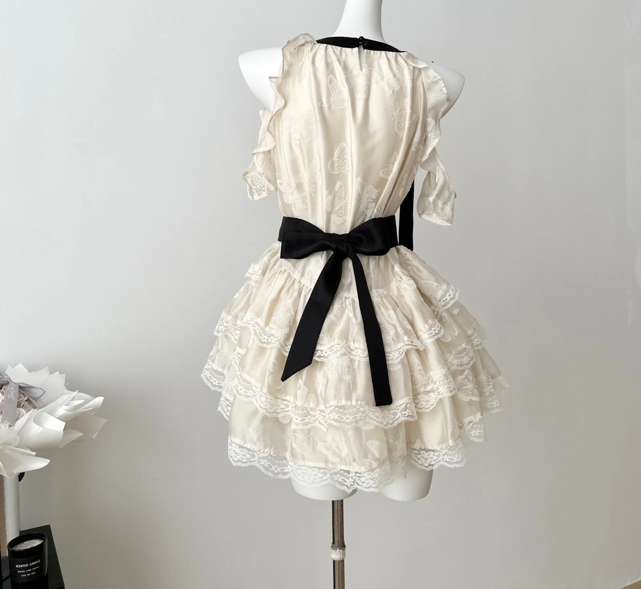 Butterfly Lace Coquette Dress Coquette Aesthetic Coquette Dress