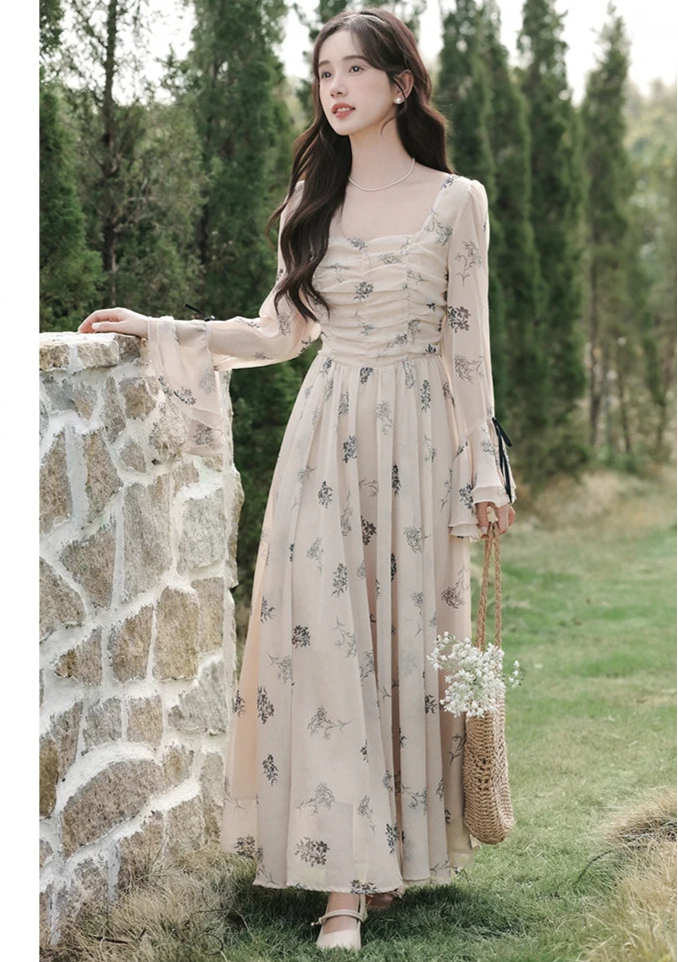 Bloom Shadows Romantic Fall Fairy Dress