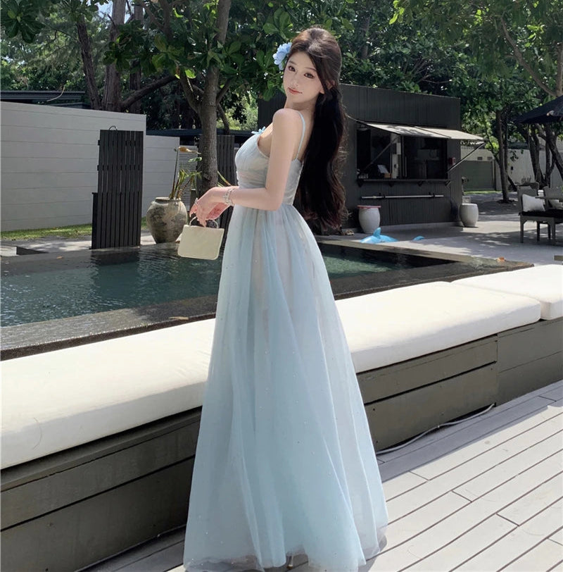 Iridia Light Blue Ethereal Fairy Dress